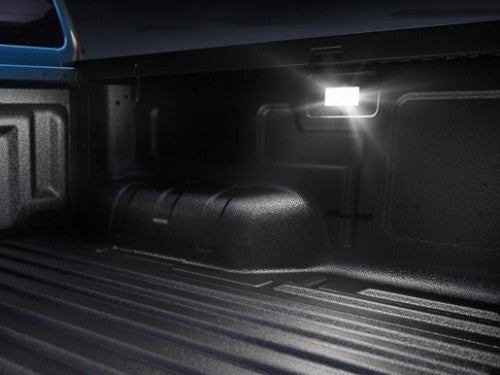 2024 Ford Ranger view of bed of truck showing zone lighting