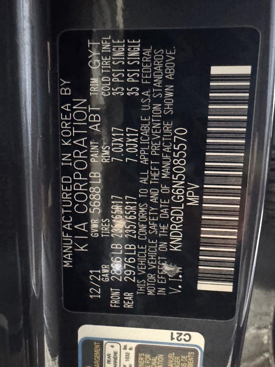 2022 Kia Sorento Hybrid S
