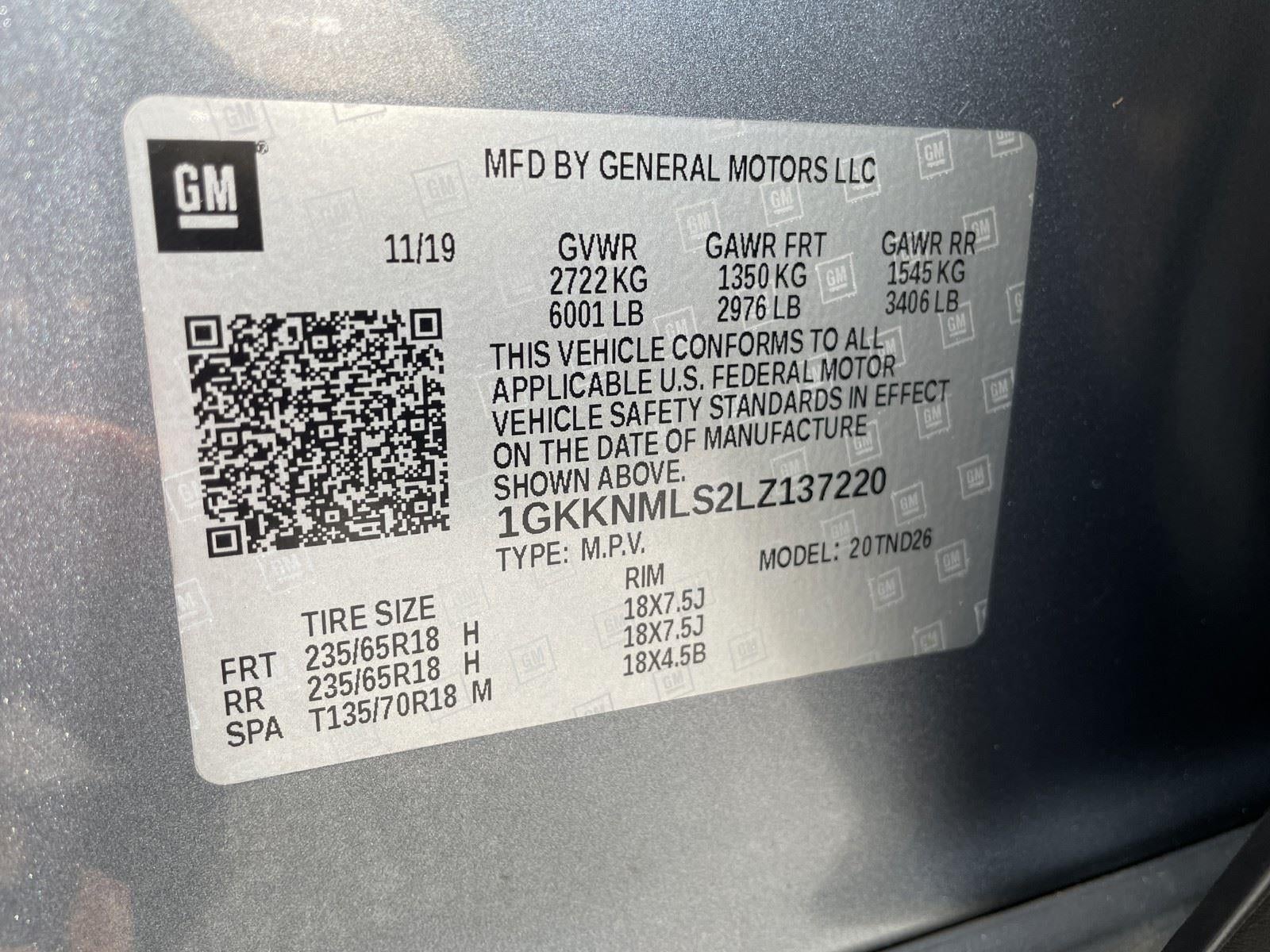 2020 GMC Acadia SLT