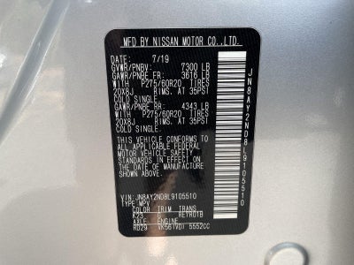 2020 Nissan Armada SL
