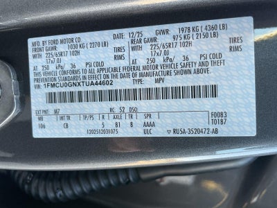 2026 Ford Escape Active