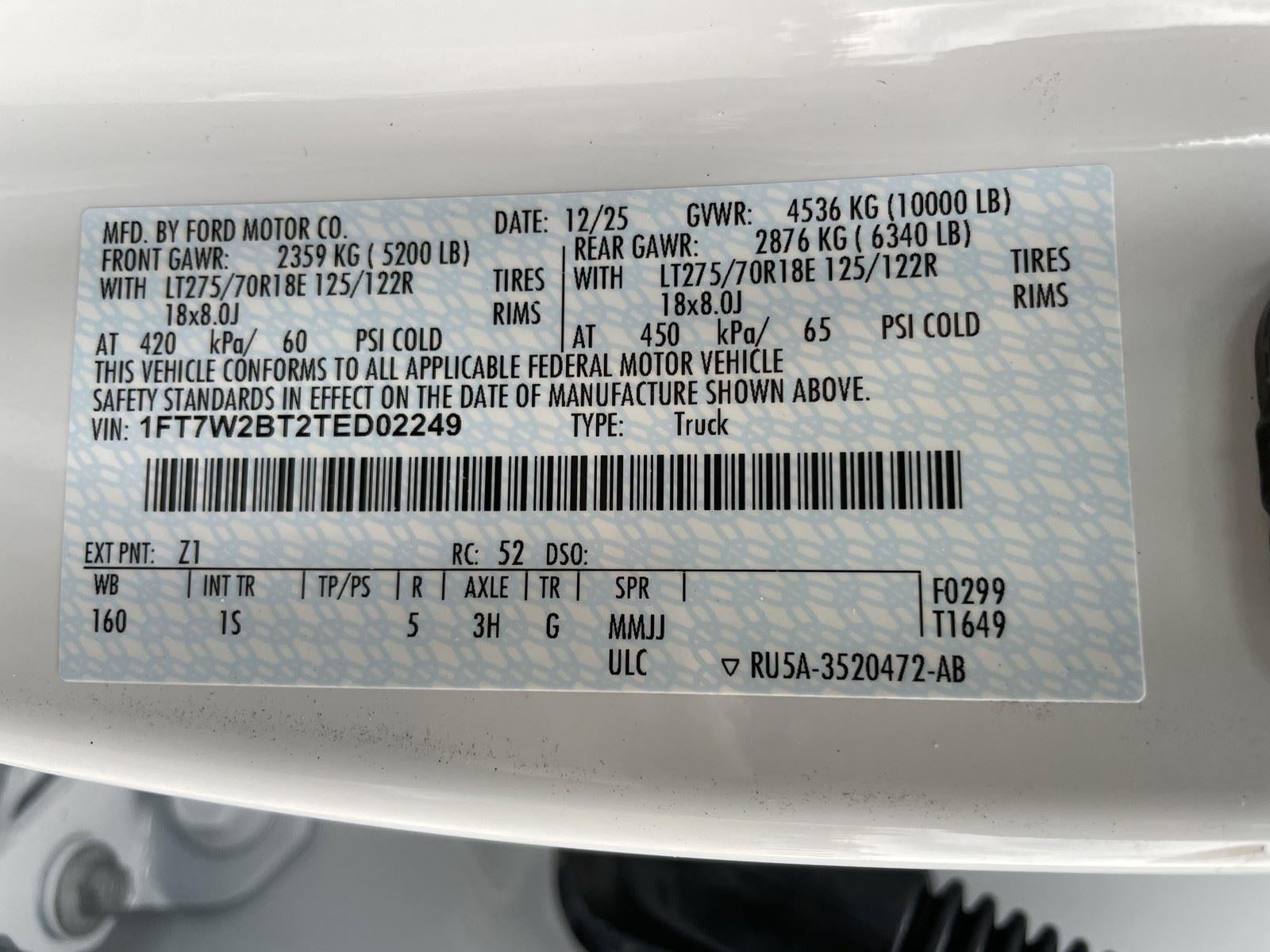 2026 Ford Super Duty F-250 SRW XL