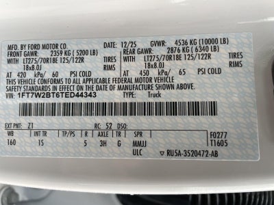 2026 Ford Super Duty F-250 SRW XL