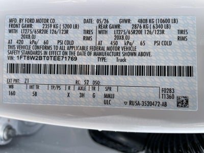 2026 Ford Super Duty F-250 SRW LARIAT