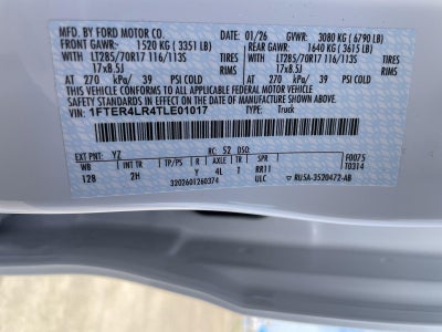 2026 Ford Ranger Raptor