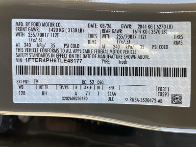 2026 Ford Ranger XL