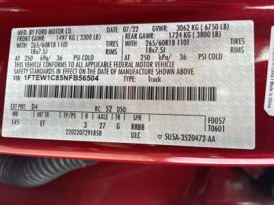 2022 Ford F-150 LARIAT