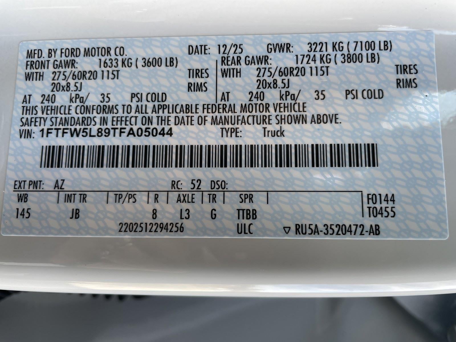 2026 Ford F-150 LARIAT