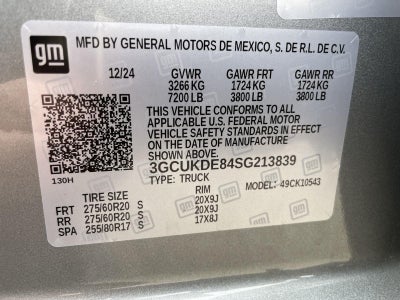 2025 Chevrolet Silverado 1500 LT