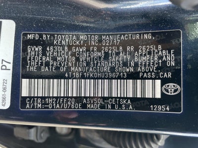 2017 Toyota Camry XSE