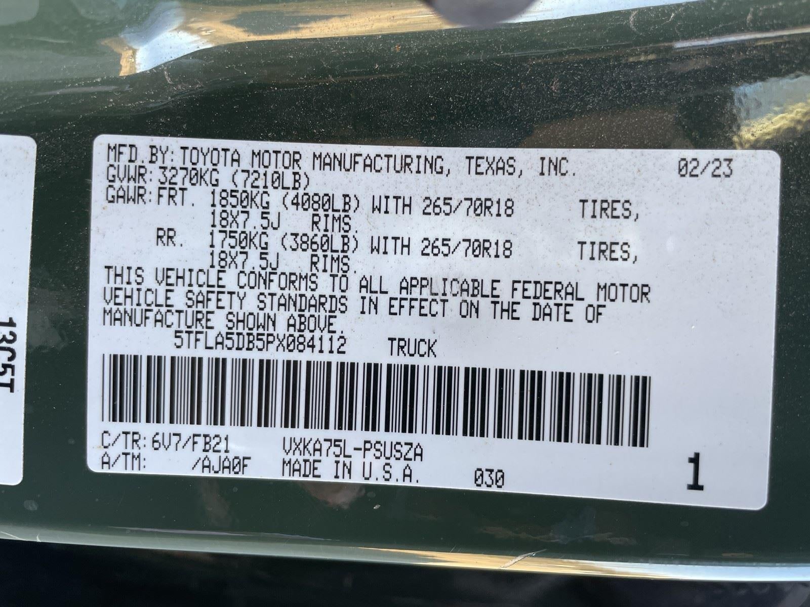 2023 Toyota Tundra SR5