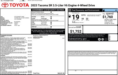 2023 Toyota Tacoma SR