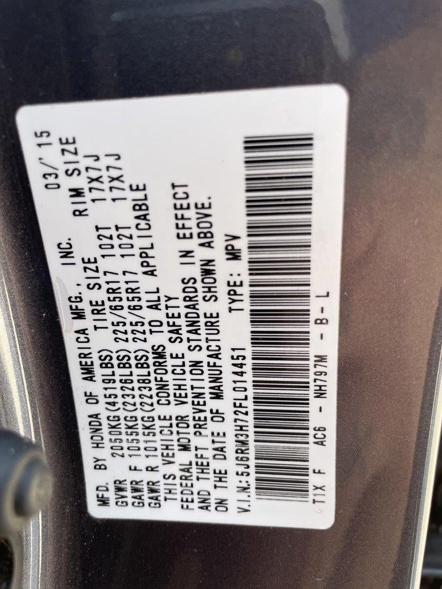 2015 Honda Cr-V EX-L