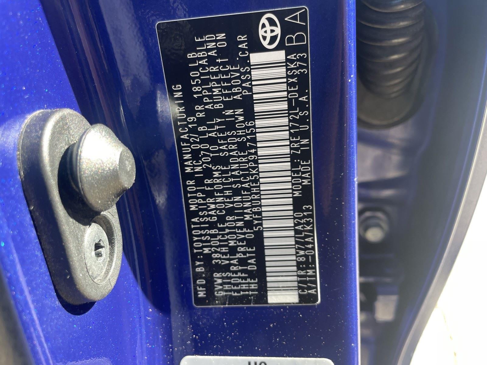 2019 Toyota Corolla L