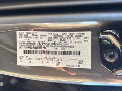 2022 Ford Super Duty F-250 SRW LARIAT