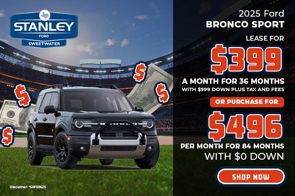 Ford Bronco Sport Offer