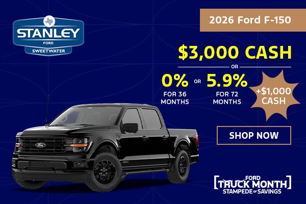 Ford F-150 $3,000 Cash Offer