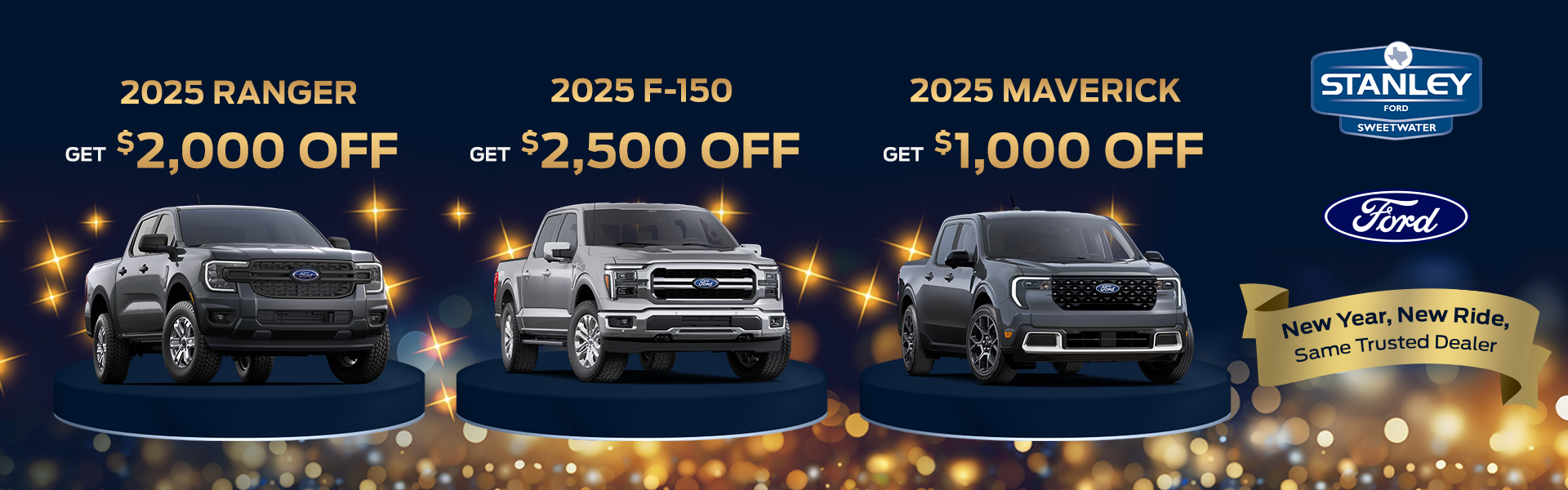 Monthly Specials at Stanley Sweetwater