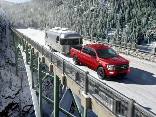 2023 Ford F-150 towing a camper
