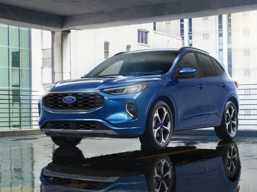 2023 Ford Escape PHEV parked in a showroom 