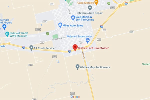Stanley Ford Sweetwater location Google Maps image